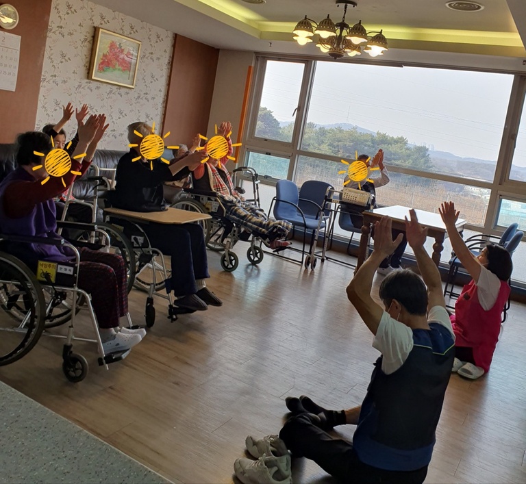 오전 체조시간
