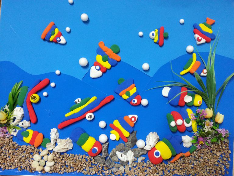 책놀터 첫 작품(아이클레이) 