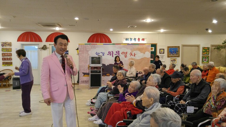 한강 위문열차 공연 1